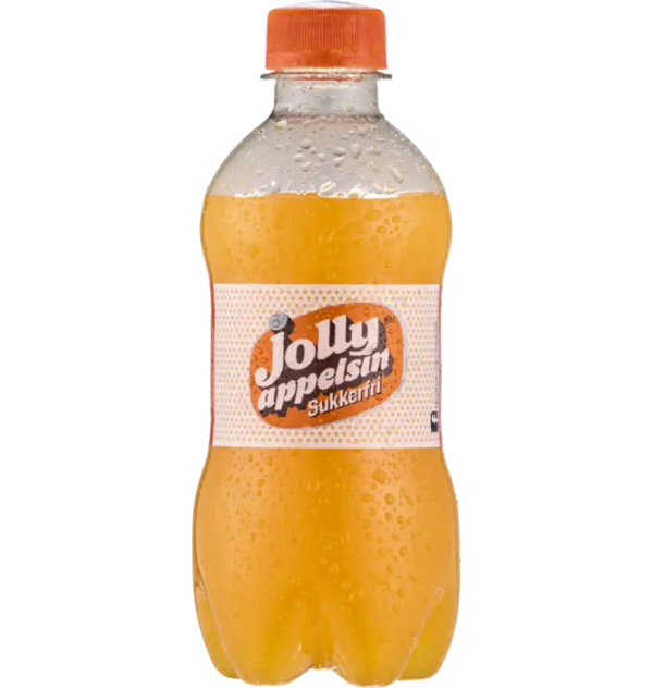 jolly appelsin sukkerfri 33 cl 9 stk pet