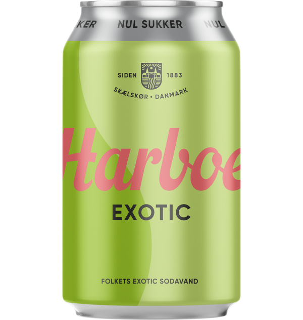 Harboe Exotic Nul Sukker 33cl daase