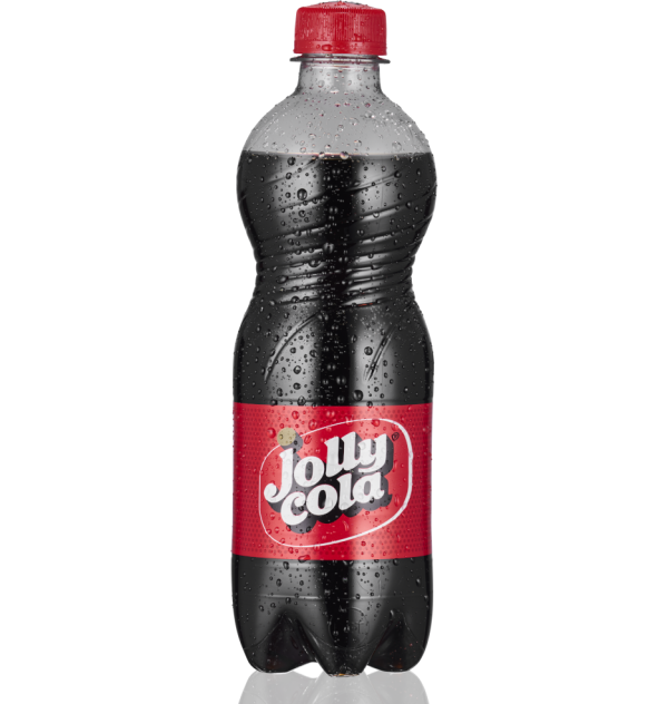 Jolly Cola 50 cl. PET Bryggeriet Vestfyen