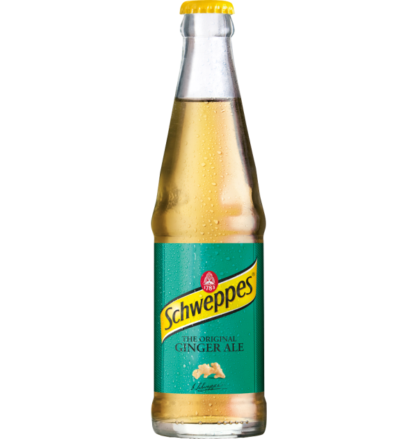 Schweppes Ginger Ale 25 cl pack shot