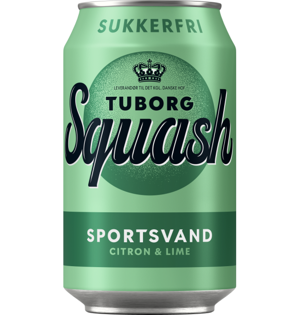 Tuborg Squash Sportsvand Sukkerfri 33cl DRY RGB