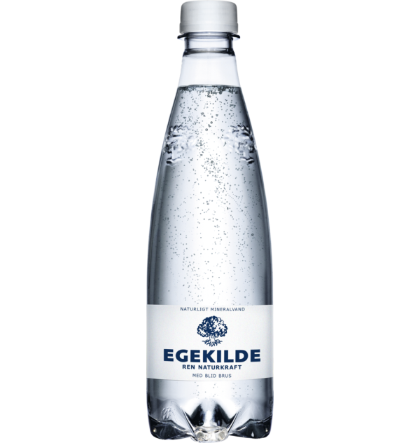 egekilde Med brus Hvid flaske 50 cl dry