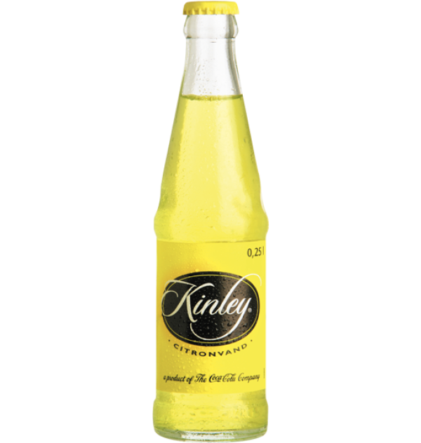 kinley citronvand 25cl med 