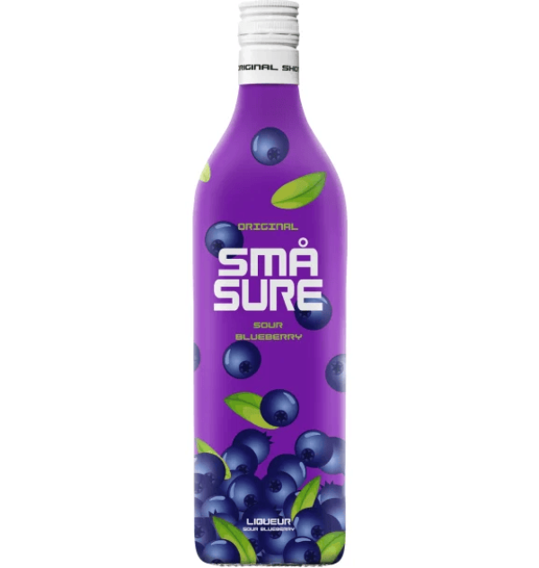 smaa sure blaabaer 100cl