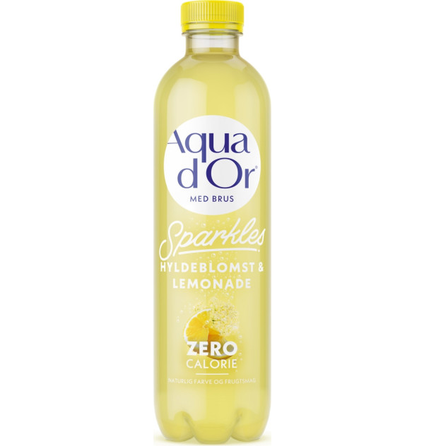 aqua dor sparkles hyldeblomst lemonade 05 l